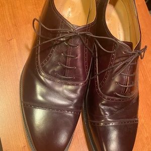 Rockport lace-up leather loafers. 14M